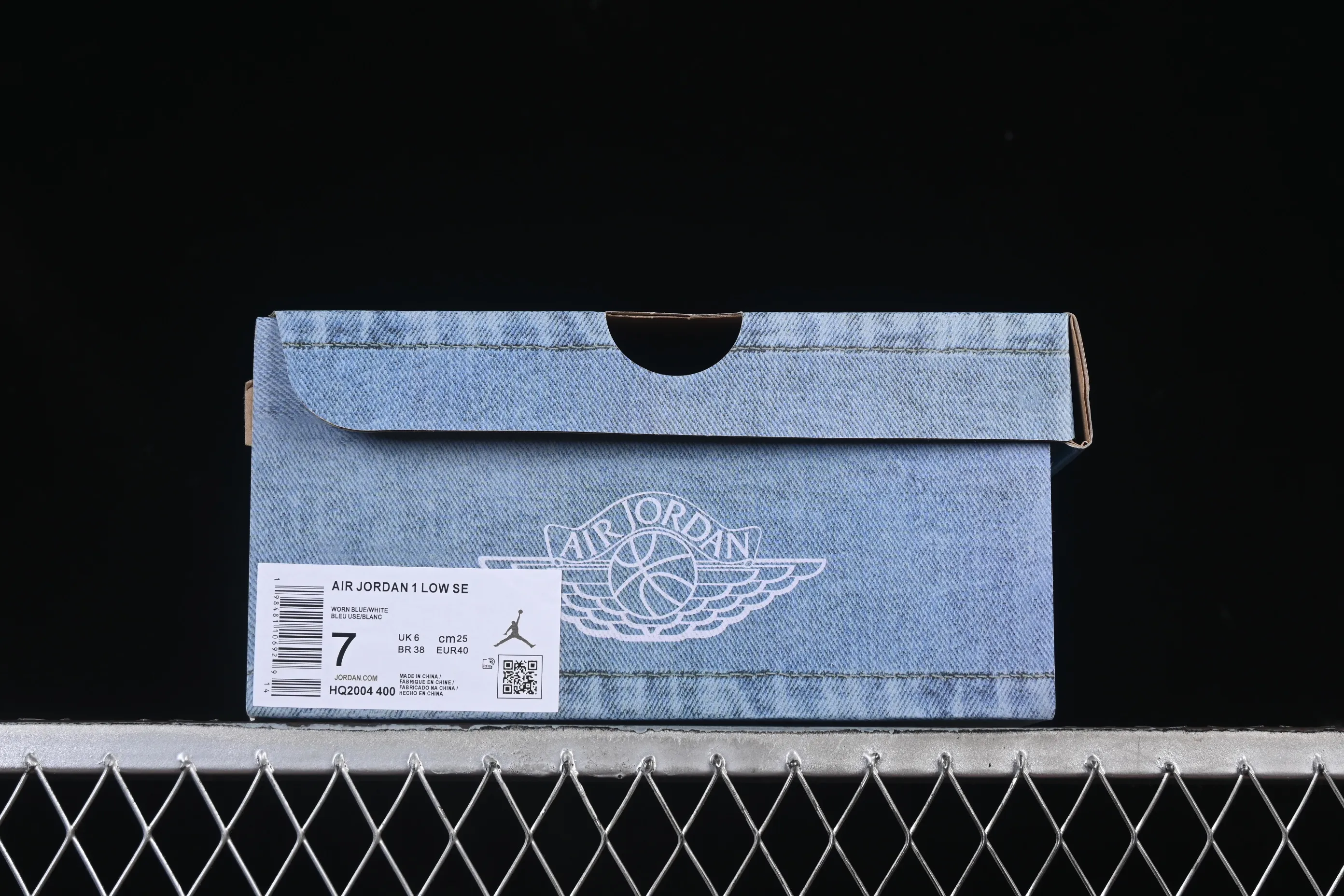 All categories Air Jordan Jordan series basketball shoes Air Jordan 1 Low Air Jordan 1 Low Denim "Worn Blue" Denim denim low-top retro culture basketball shoes HQ2004-400